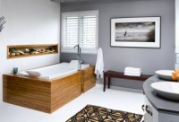 4 ways to highlight your bathroom's modern bathtub
