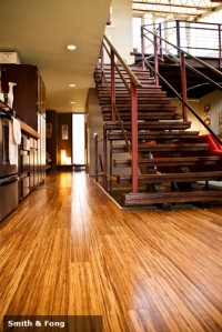 Strand bamboo flooring can be a gorgeous addition to an contemporary home design.