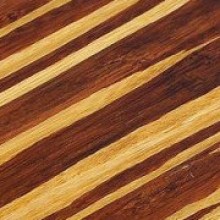 Zebra patterned bamboo flooring: Neopolitan